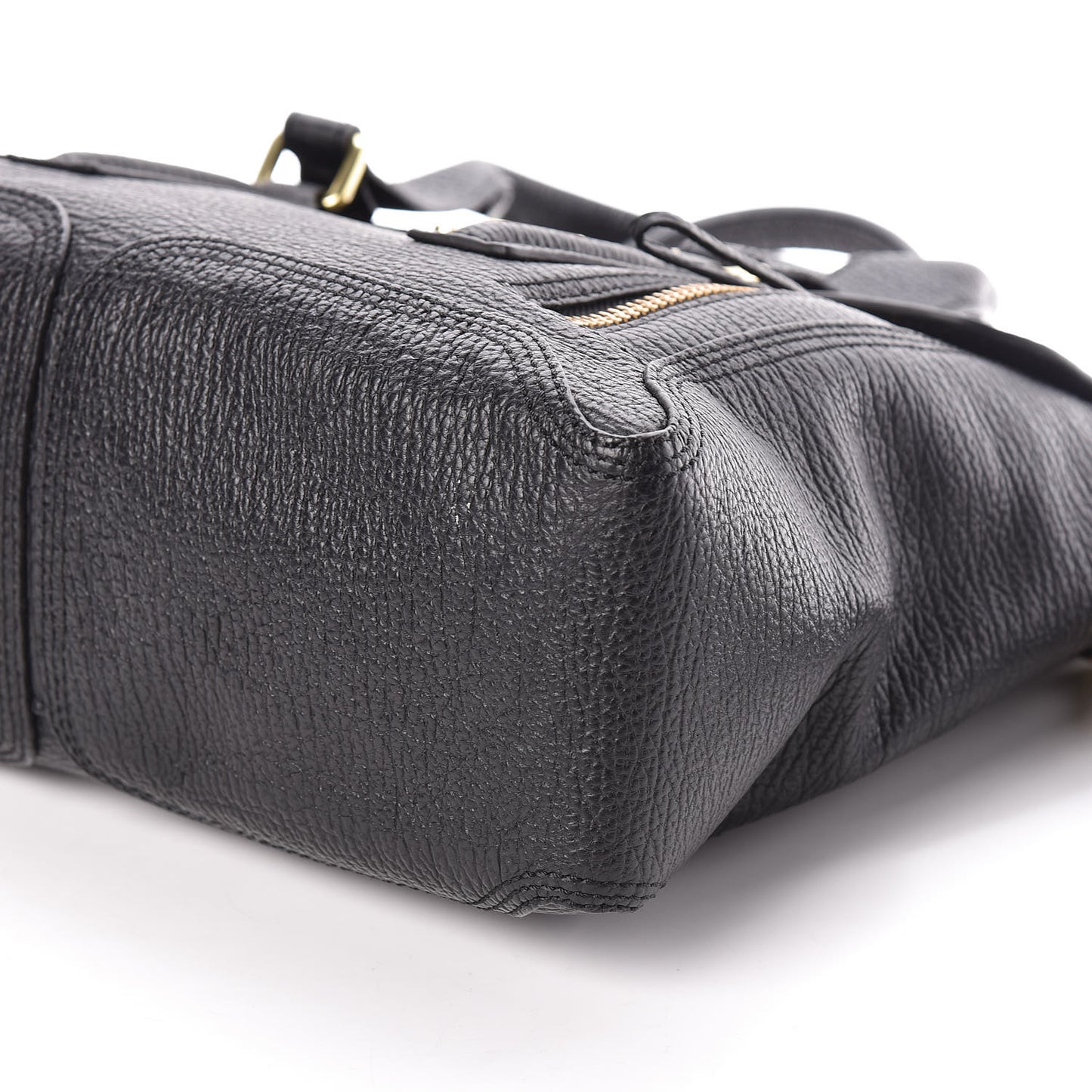 3.1 Textured Calfskin Medium Pashli Satchel Black