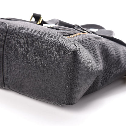3.1 Phillip Lim 3.1 Textured Calfskin Medium Pashli Satchel Black 9 of 9