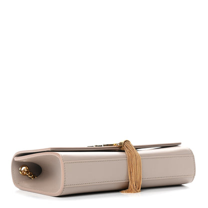 Saint Laurent Smooth Calfskin Medium Classic Monogram Kate Tassel Satchel Nude Powder 3 of 4