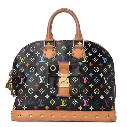 Louis Vuitton Monogram Multicolor Alma GM Black 1 of 17