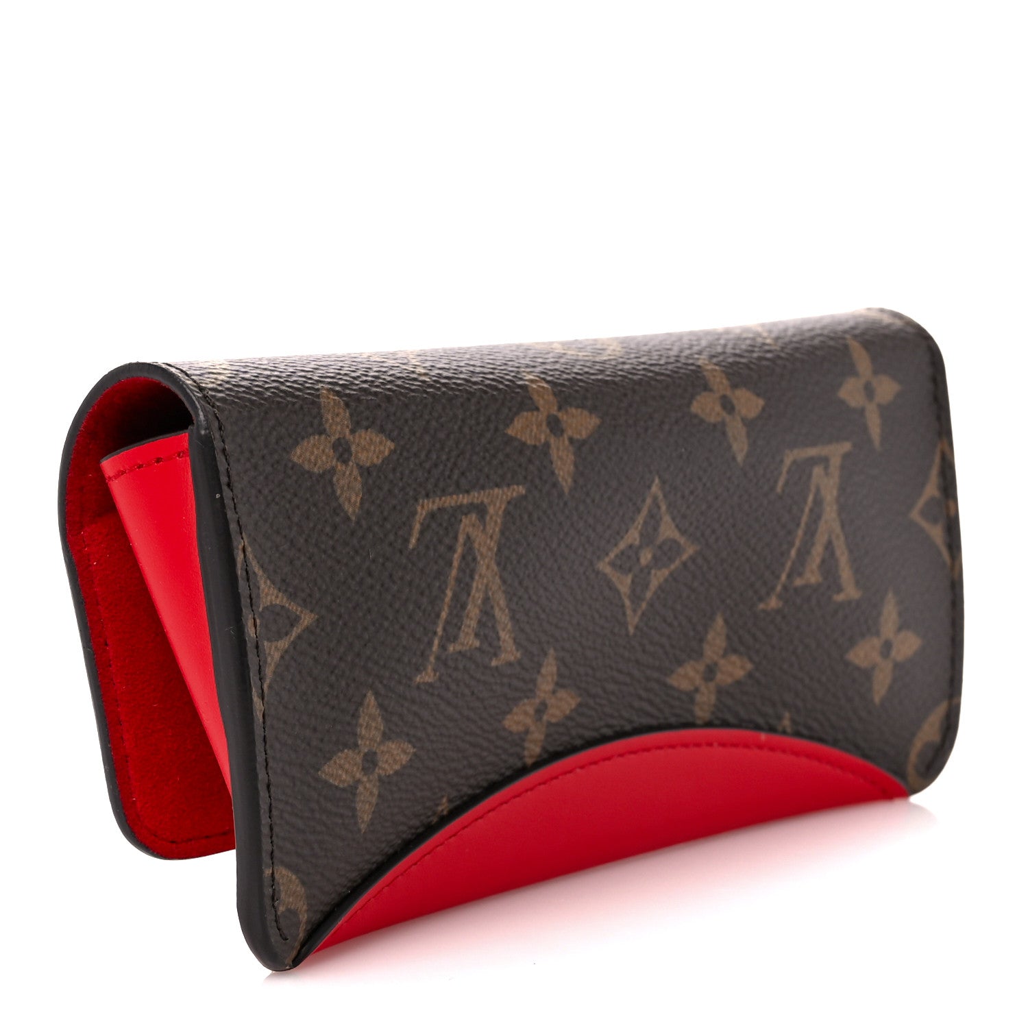 Louis Vuitton Monogram Woody Glasses Case Rouge 3 of 13