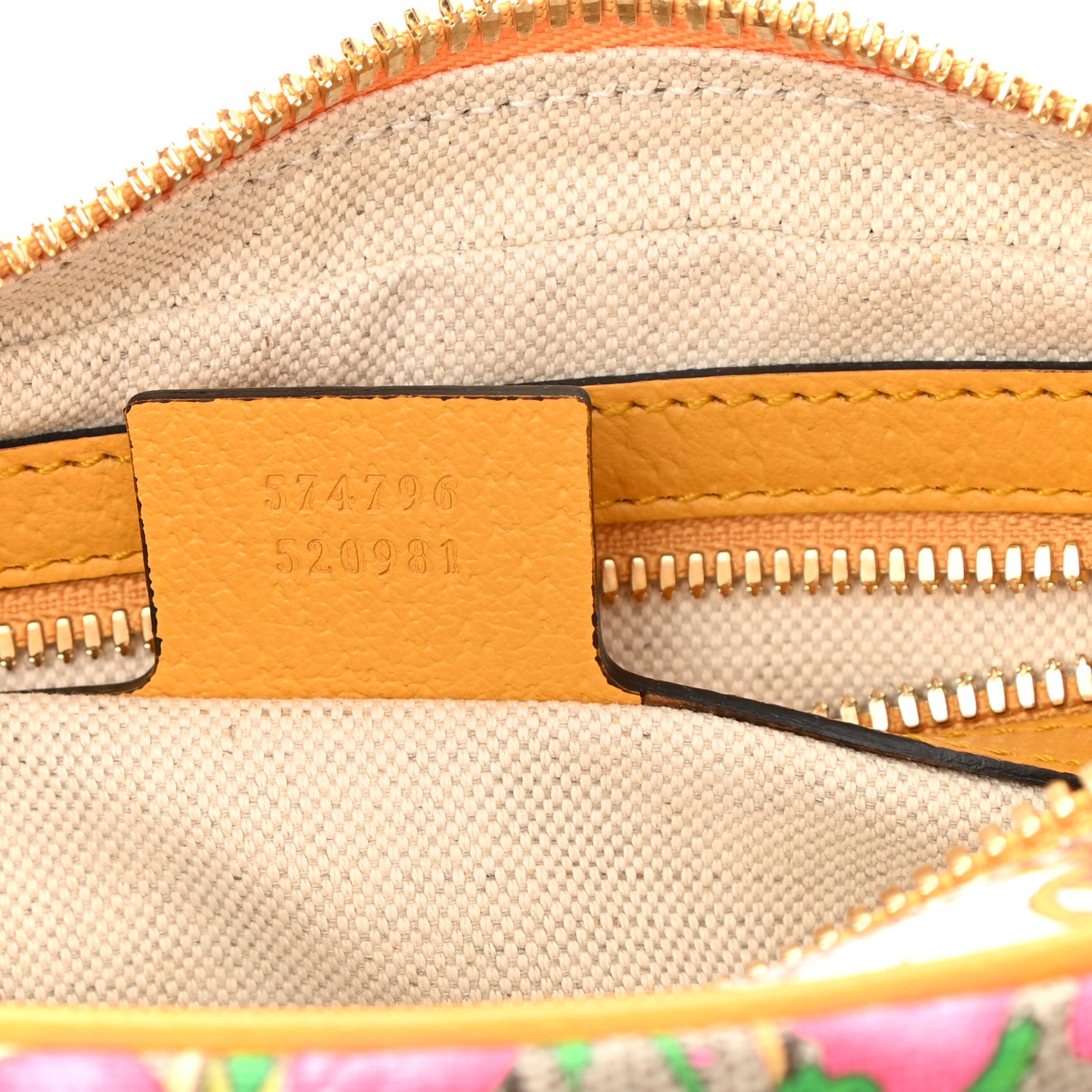 Gucci GG Supreme Monogram Flora Medium Ophidia Belt Bag Beige Multicolor Crop 7 of 8