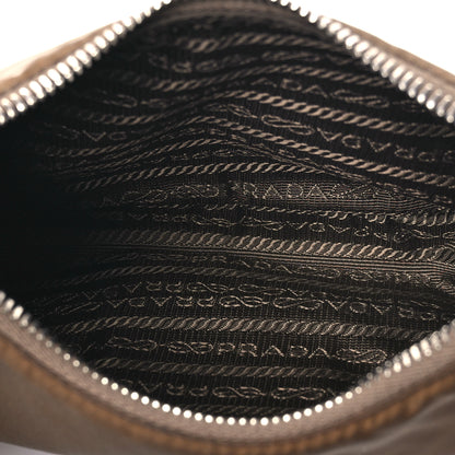 Prada Tessuto Nylon Saffiano Re-Edition 2005 Shoulder Bag Cacao 5 of 12