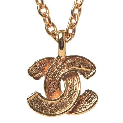 Chanel Quilted CC Necklace Gold 6 of 6