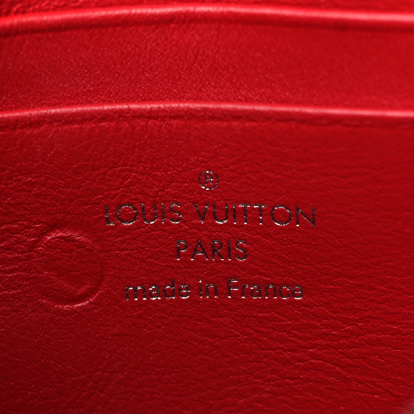 Calfskin New Wave Chain Pochette Scarlet