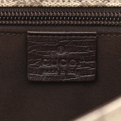 Gucci GG Plus Monogram Web Medium Flap Messenger Beige Dark Brown 6 of 11