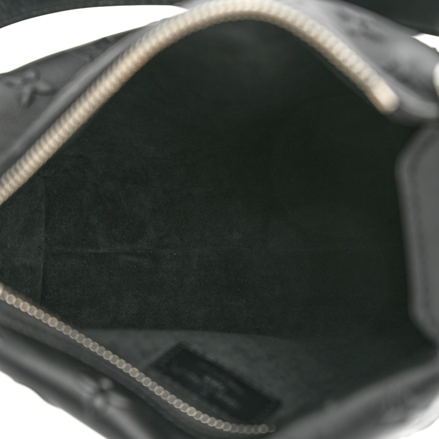 Louis Vuitton Calfskin Debossed Monogram Side Trunk Black 5 of 9