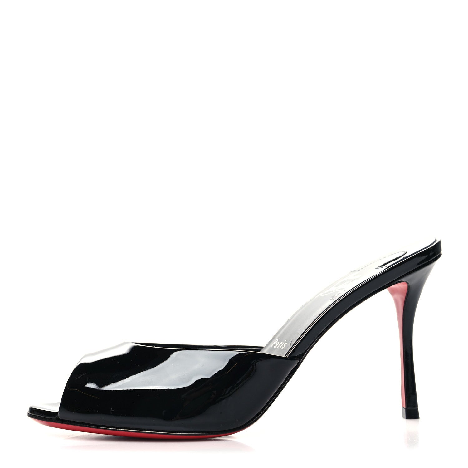 Christian Louboutin Patent Me Dolly 100 Sandals 39 Black 1 of 8