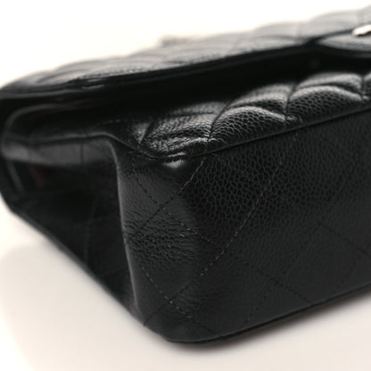 Chanel Caviar Quilted Medium Double Flap Black 8 of 9