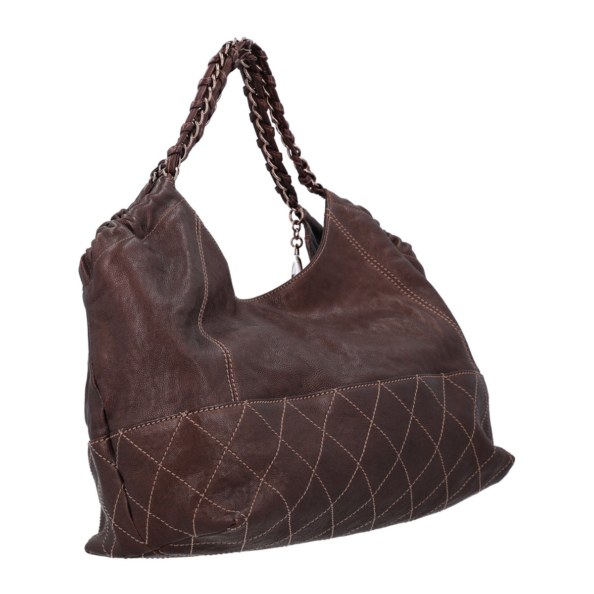 Metallic Calfskin Baby Coco Cabas Bronze