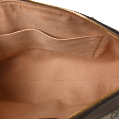Gucci GG Supreme Monogram Web Medium Ophidia Boston Brown 5 of 9