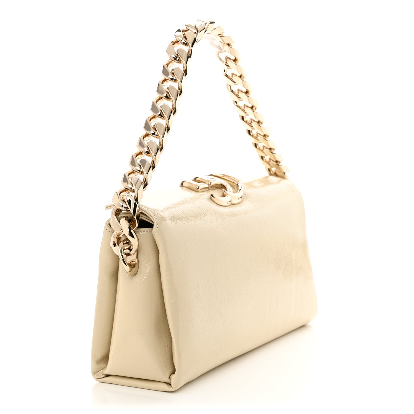 Skipper Calf Ultralight GG Soft Small Chain Bag Ivory