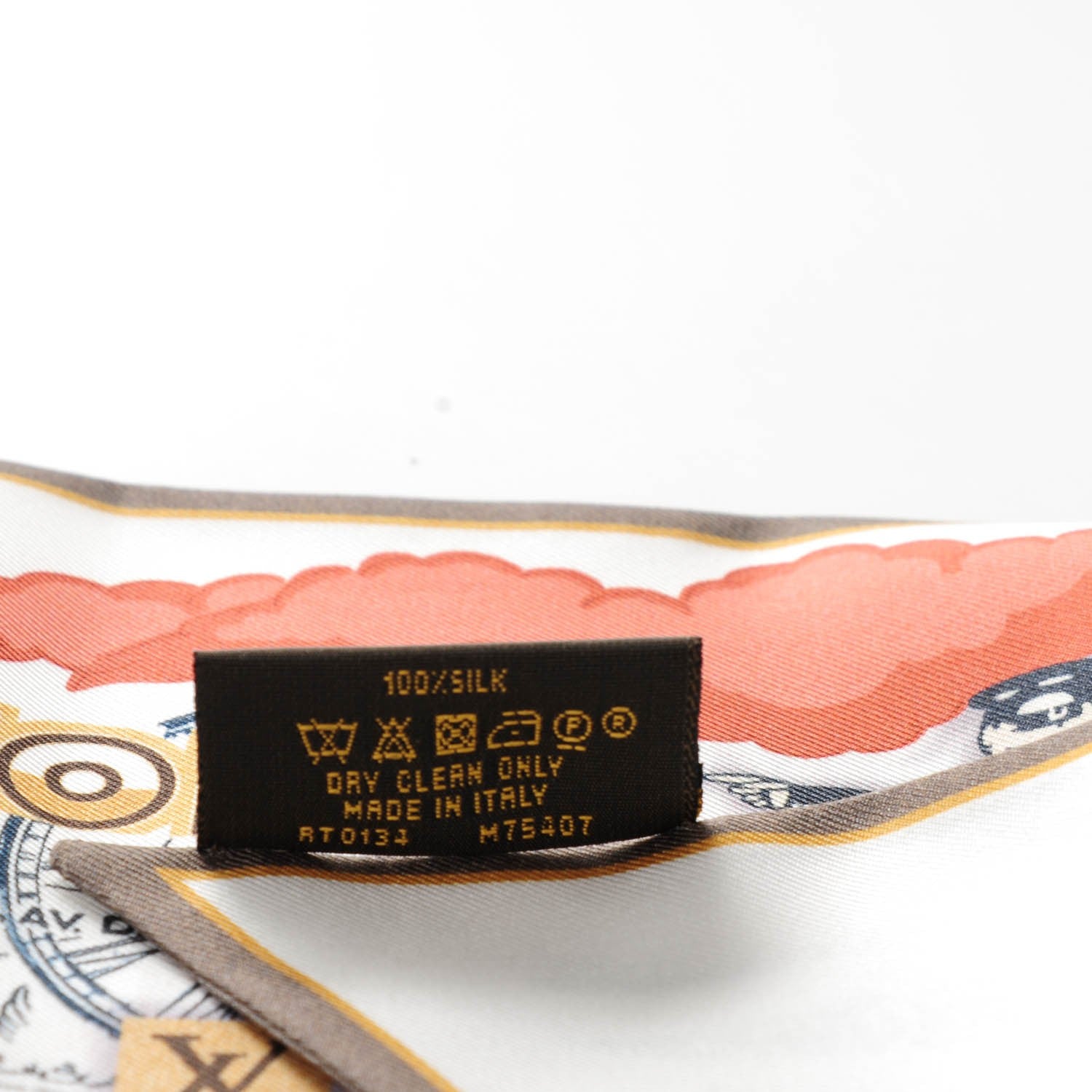 Louis Vuitton Silk LV Comics Bandeau Taupe 5 of 5