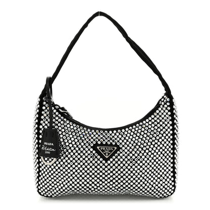 Prada Satin Crystal Mini Re-Edition 2000 Bag Cristal 1 of 9