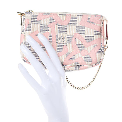 Louis Vuitton Damier Azur Tahitienne Mini Pochette Accessories 2 of 7