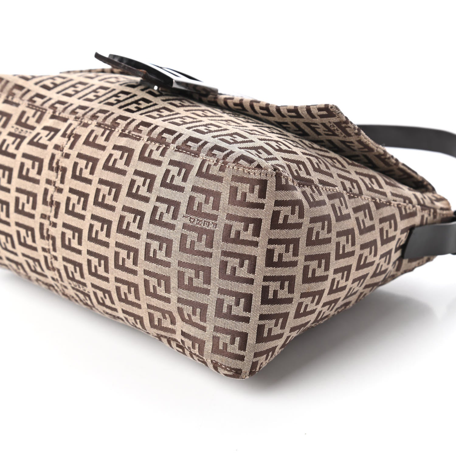 Fendi Zucchino Mama Baguette Dark Brown 7 of 9