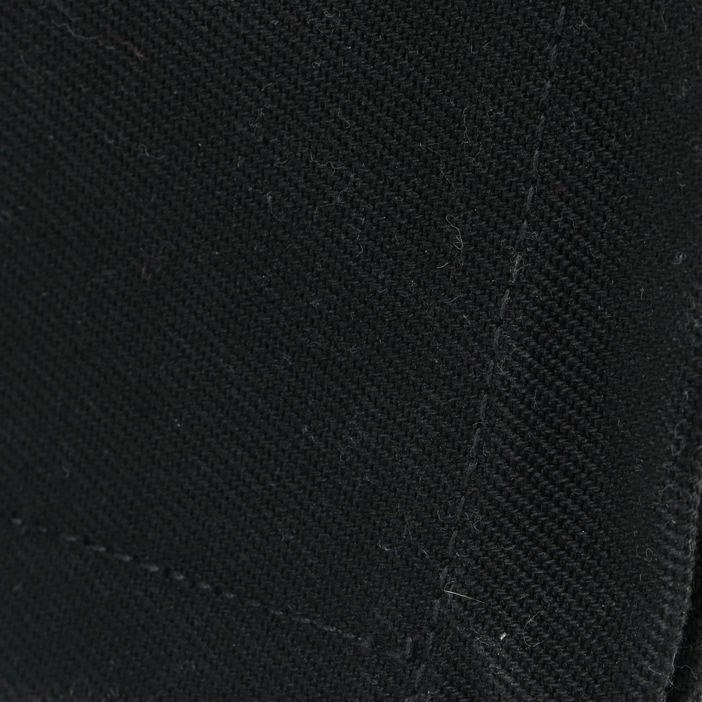 Linen Calfskin Rive Gauche Tote Black