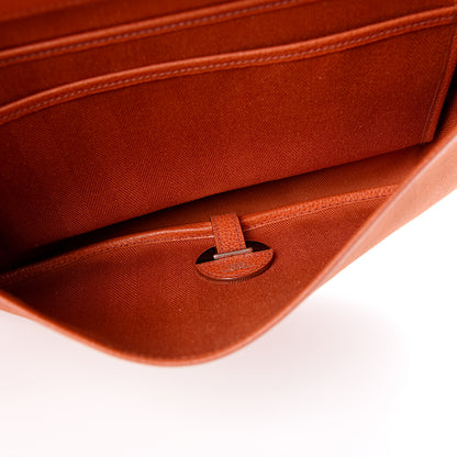 Hermes Vache Liegee Toile Sac Colorado MM Potiron 4 of 10