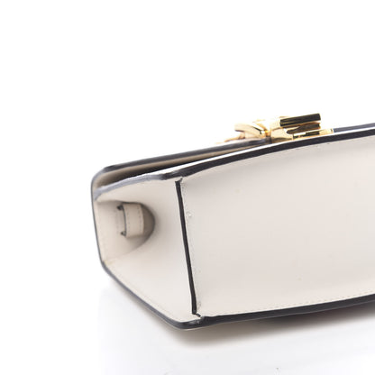 Gucci Calfskin Mini Sylvie Top Handle Bag White 9 of 13
