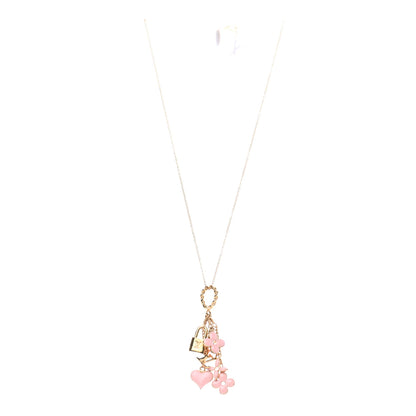 Louis Vuitton Sweet Monogram Pendant Necklace Pink 3 of 5