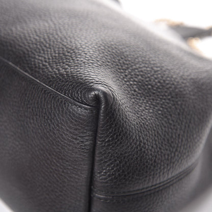 Gucci Pebbled Calfskin Medium Soho Chain Shoulder Bag Black 11 of 11