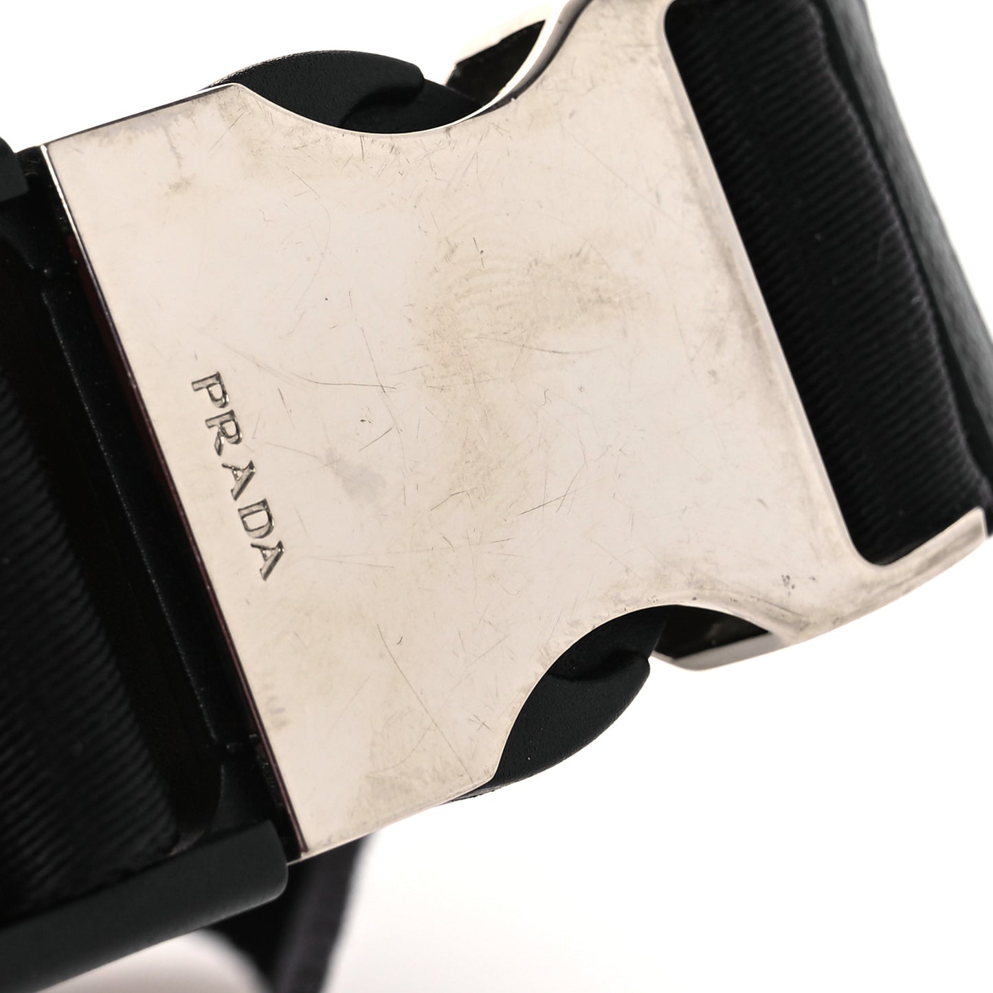 Re-Nylon Saffiano Belt Bag Black Black