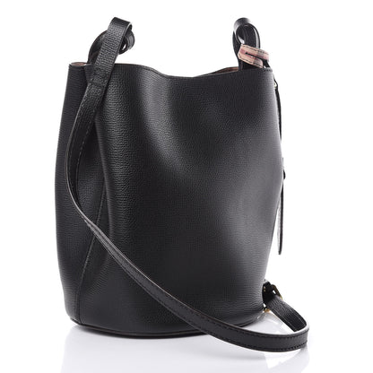 Burberry London Grainy Calfskin Small Lorne Bucket Crossbody Black 3 of 9