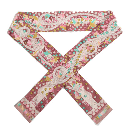 Louis Vuitton Silk Escale Bandeau Pink 1 of 5