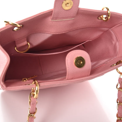 Chanel Caviar Petit Shopping Tote PST Pink 5 of 12