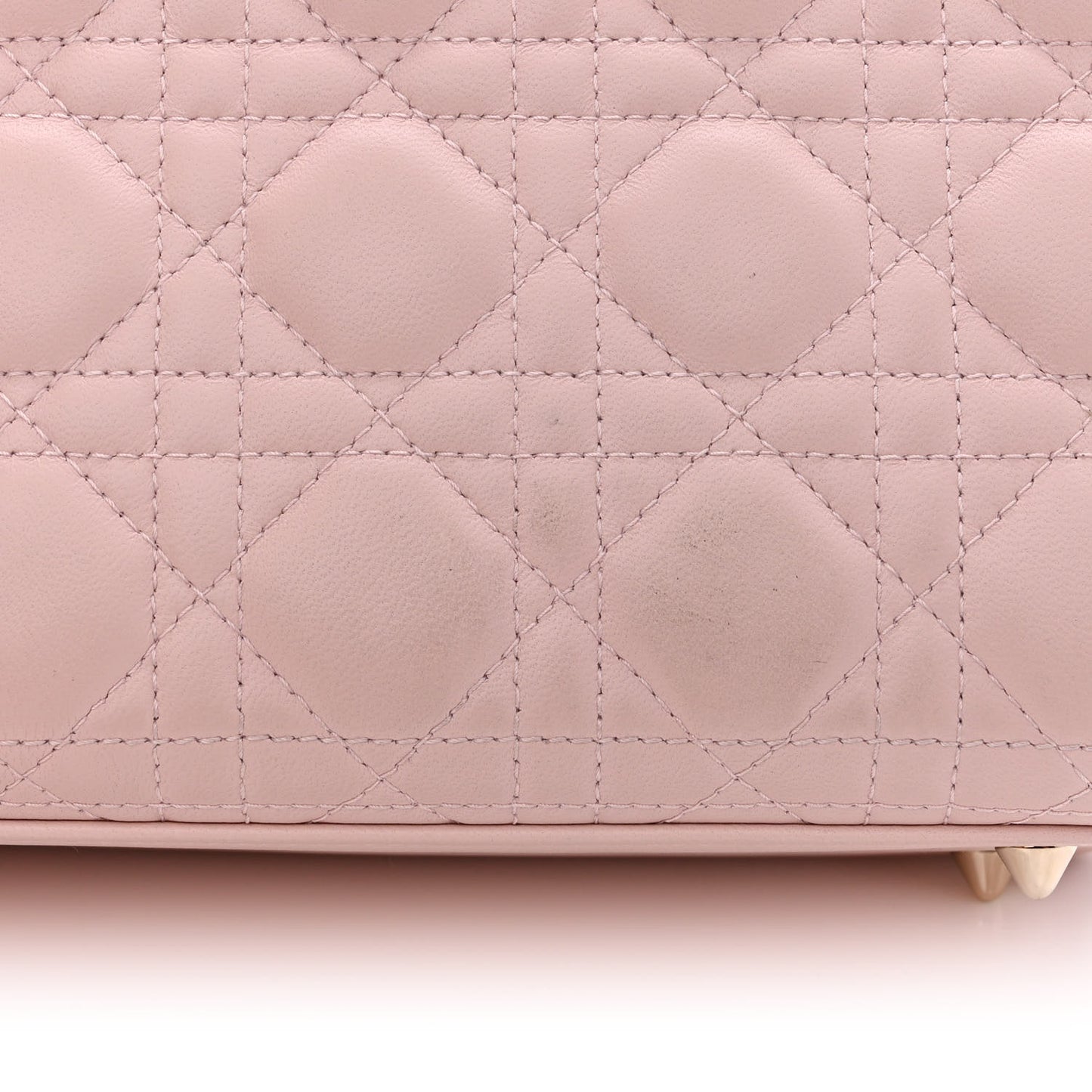 Lambskin Cannage Small My ABCDior Lady Dior Powder Pink