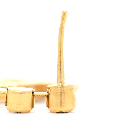 Chanel Crystal CC Dangle Earrings Gold 5 of 7