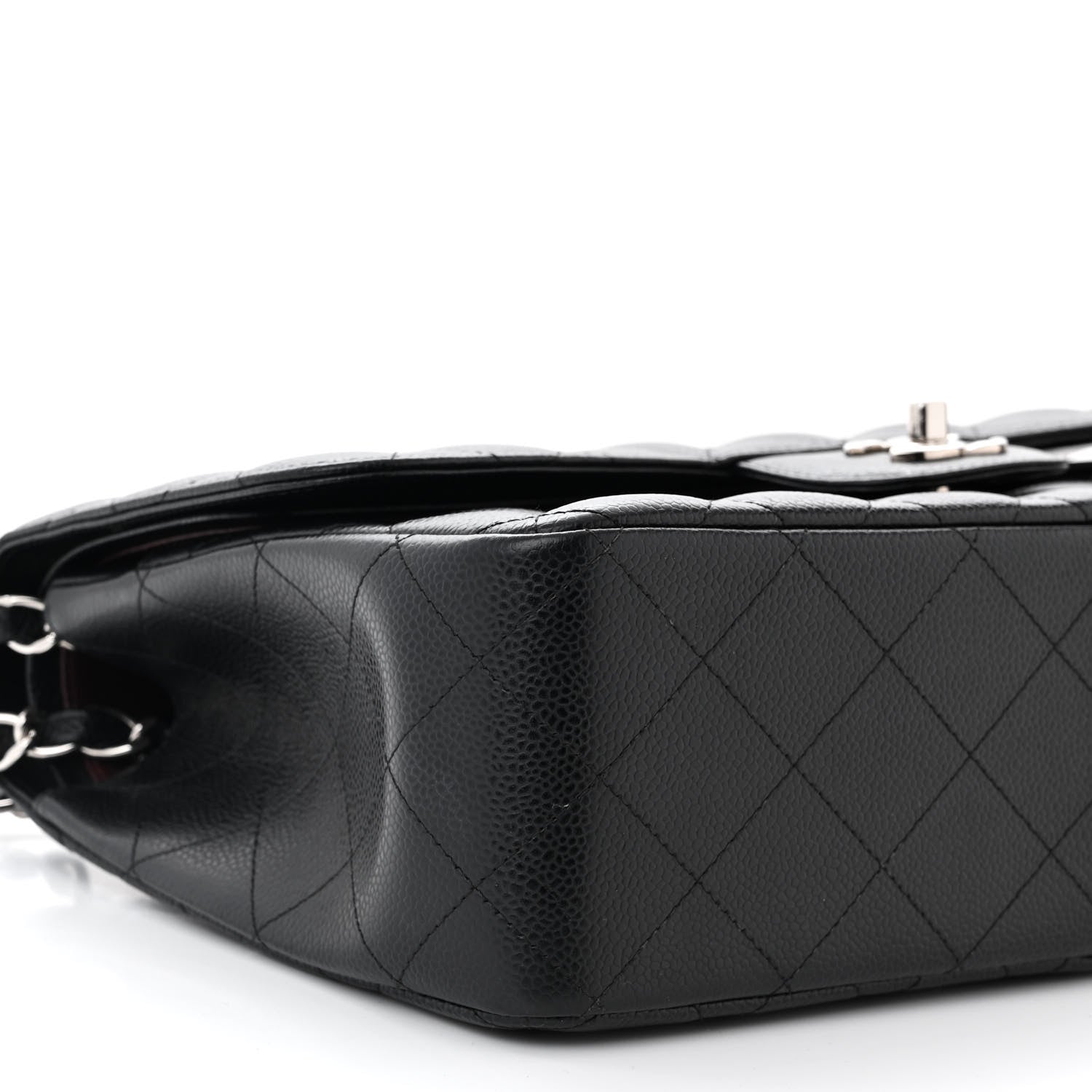 Chanel Caviar Quilted Jumbo Double Flap Black 9 of 11