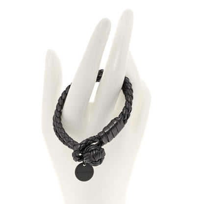 Bottega Veneta Nappa Intrecciato Bracelet Black 2 of 4