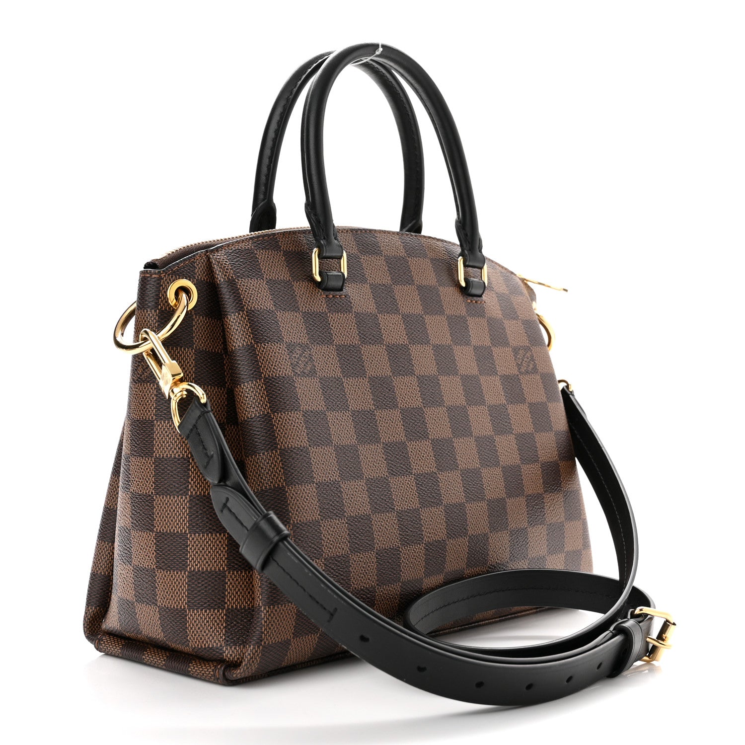 Louis Vuitton Damier Ebene Odeon Tote PM Black 3 of 9
