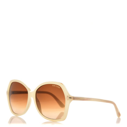 Tom Ford Carola Sunglasses TF328 White Pearl 1 of 8