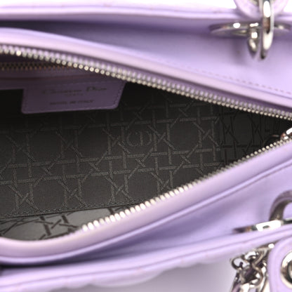 Christian Dior Lambskin Cannage Medium Lady Dior Purple 4 of 8