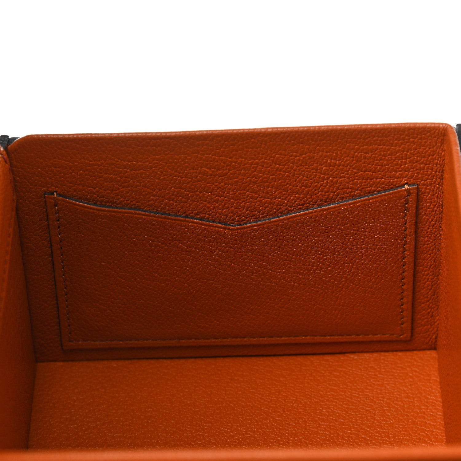 Moynat Calfskin Mini Vanity Case Clutch Scarlet Red 7 of 10