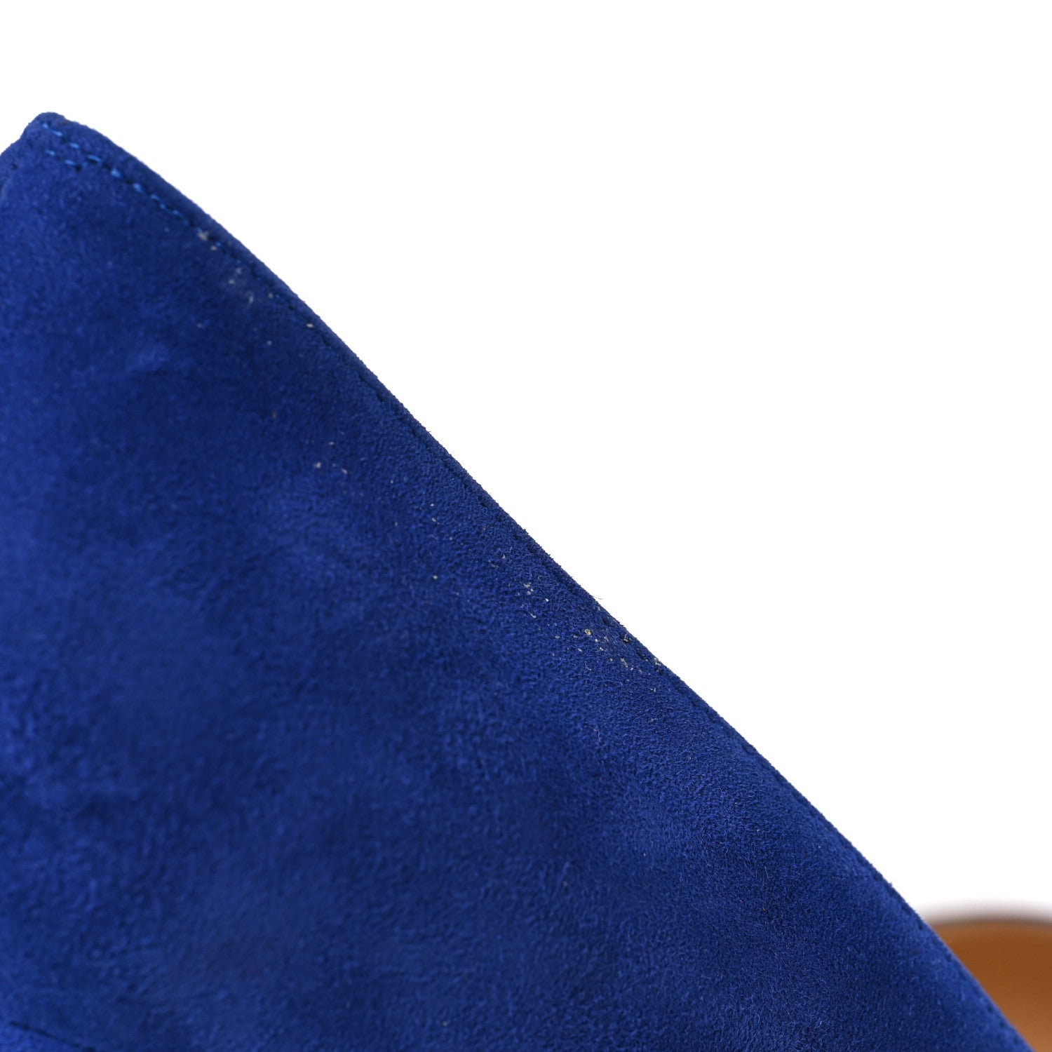 Christian Louboutin Suede Pigalle 85 Pumps 40.5 Metal Blue 9 of 10