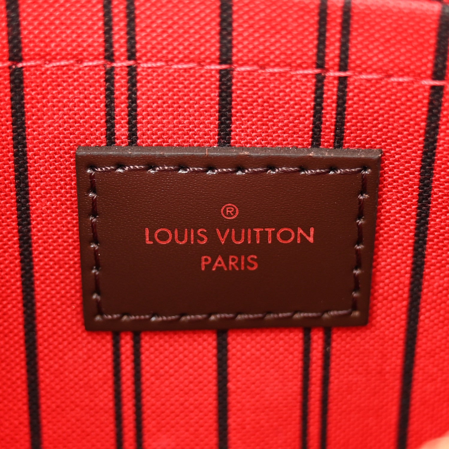 Louis Vuitton Damier Ebene Neverfull MM GM Pochette 6 of 8