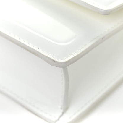 Givenchy Patent Quilted Small 4G Chain Shoulder Bag White 13 of 19