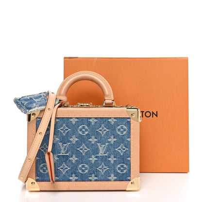 Louis Vuitton Monogram Denim Petite Valise Blue 10 of 10