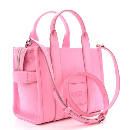 Marc Jacobs Grained Calfskin Small The Tote Bag Candy Pink 3 of 10