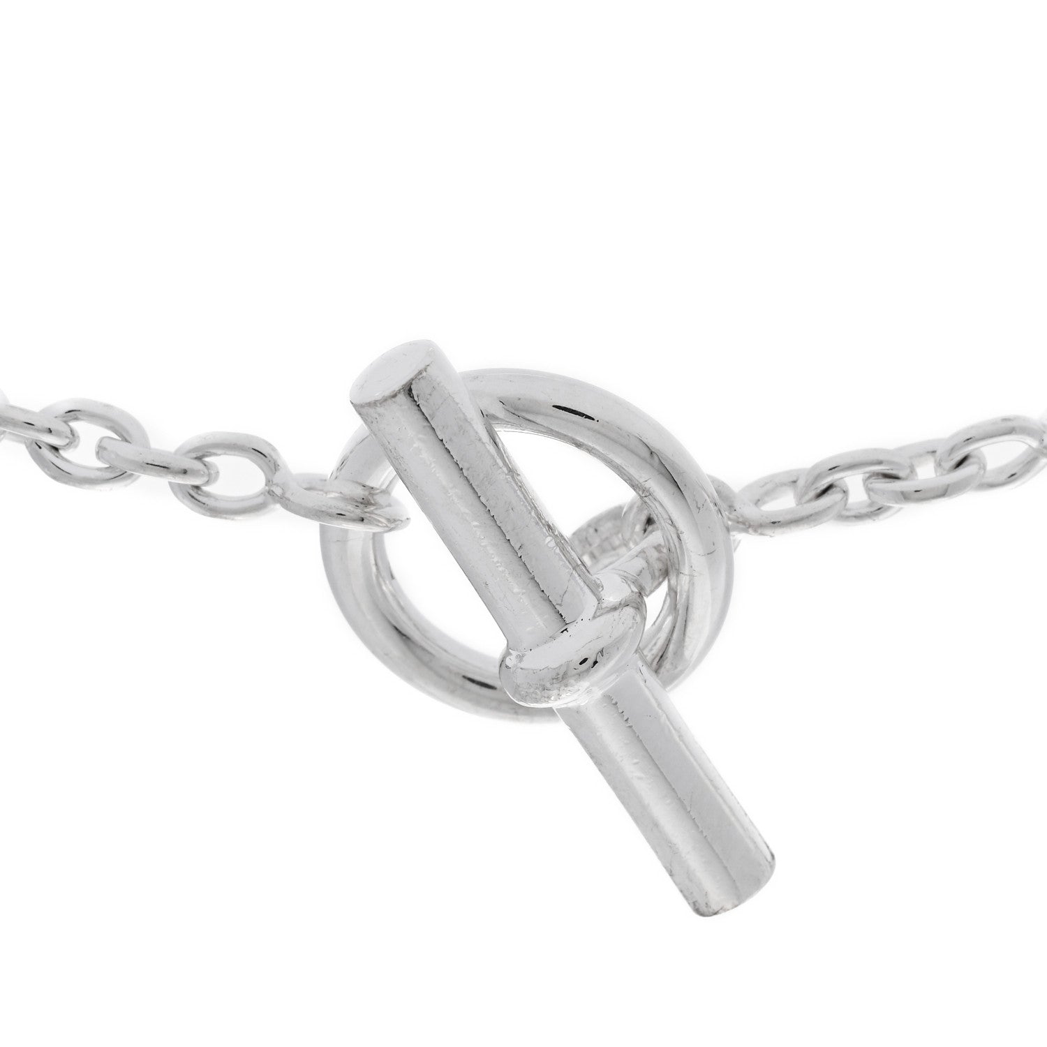 Hermes Sterling Silver Farandole Necklace 160 6 of 6