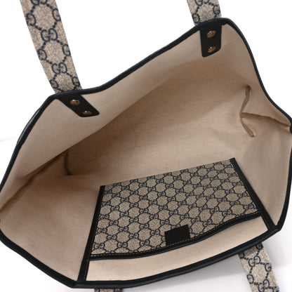 Gucci GG Plus Monogram Medium Signature Web Loop Tote Navy 5 of 10