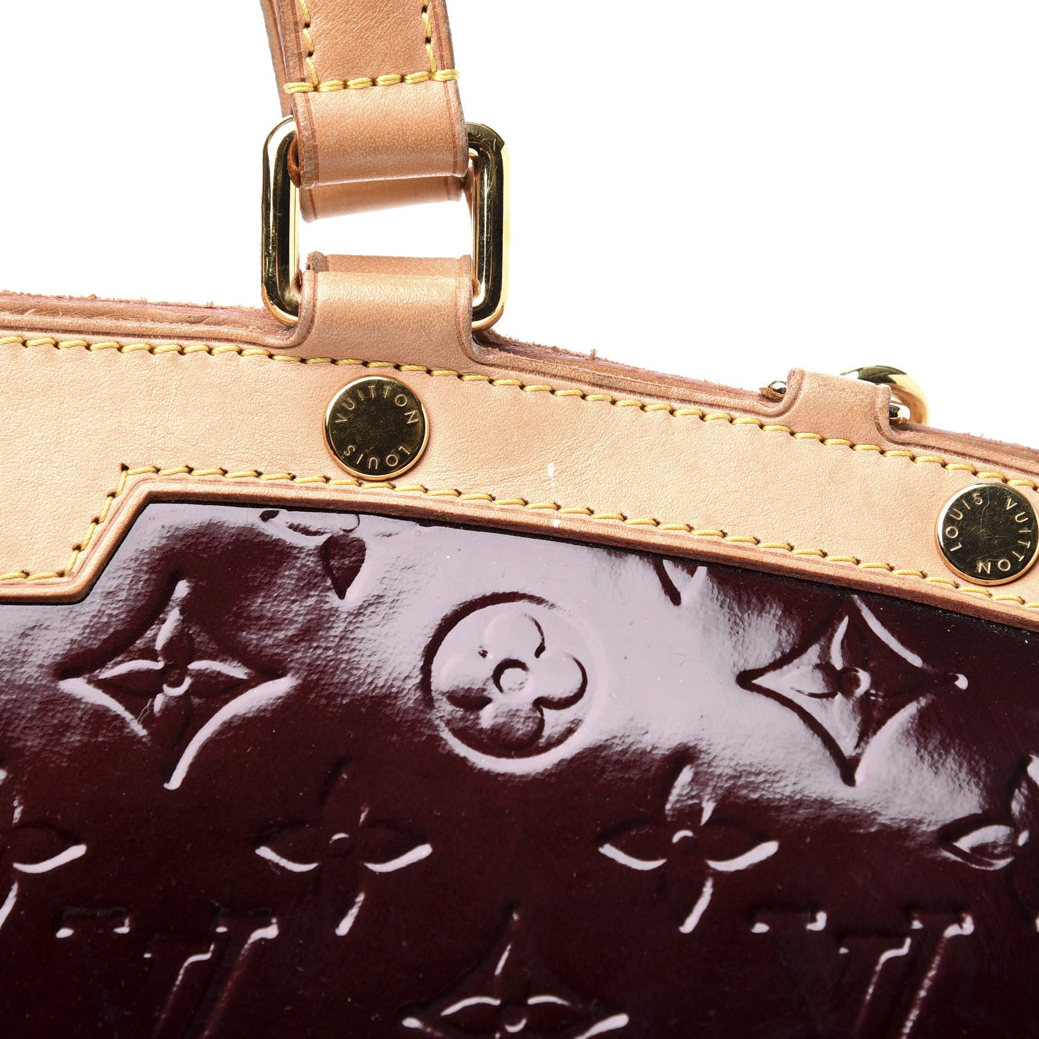 Louis Vuitton Vernis Brea GM Amarante 10 of 10