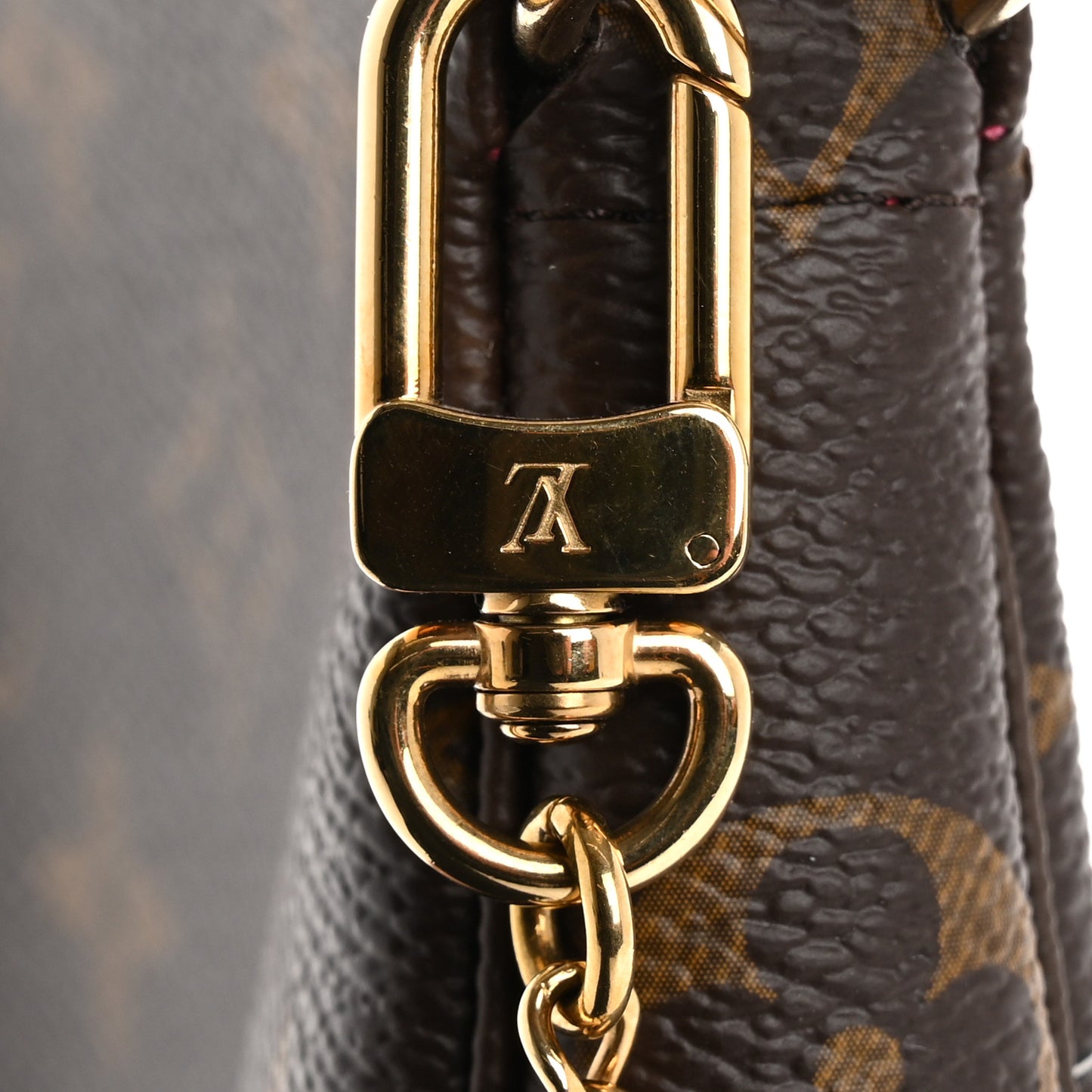 Monogram 2019 Christmas Animation Mini Courchevel Pochette Accessories Fuchsia