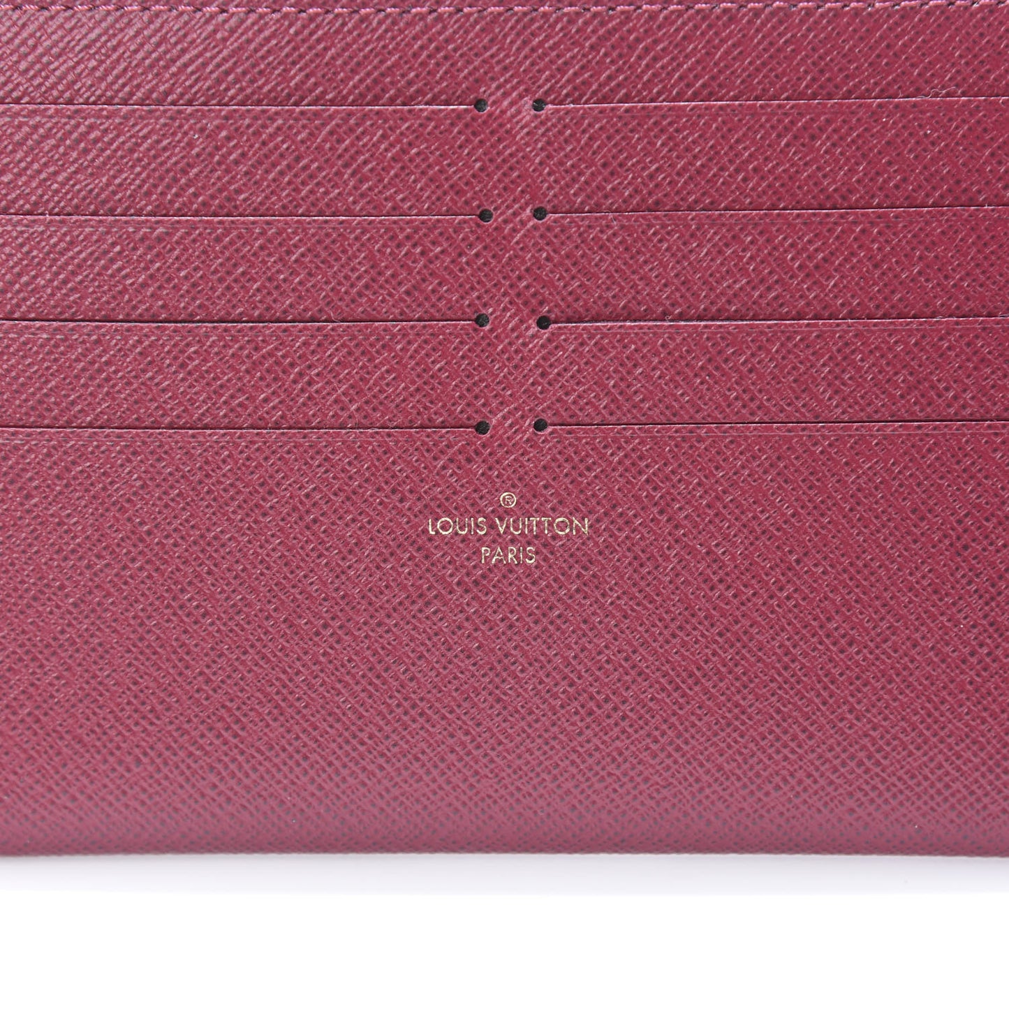 Calfskin Felicie Card Holder Insert Fuchsia