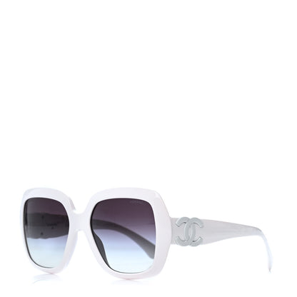 Chanel Acetate Square Sunglasses 71391 White 1 of 4