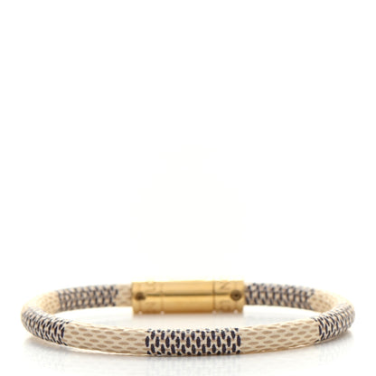 Louis Vuitton Damier Azur Keep It Bracelet 17 3 of 5