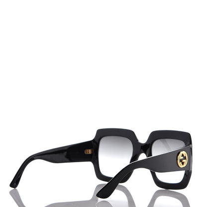 Gucci Acetate Square Frame Sunglasses GG0053S Black 4 of 7